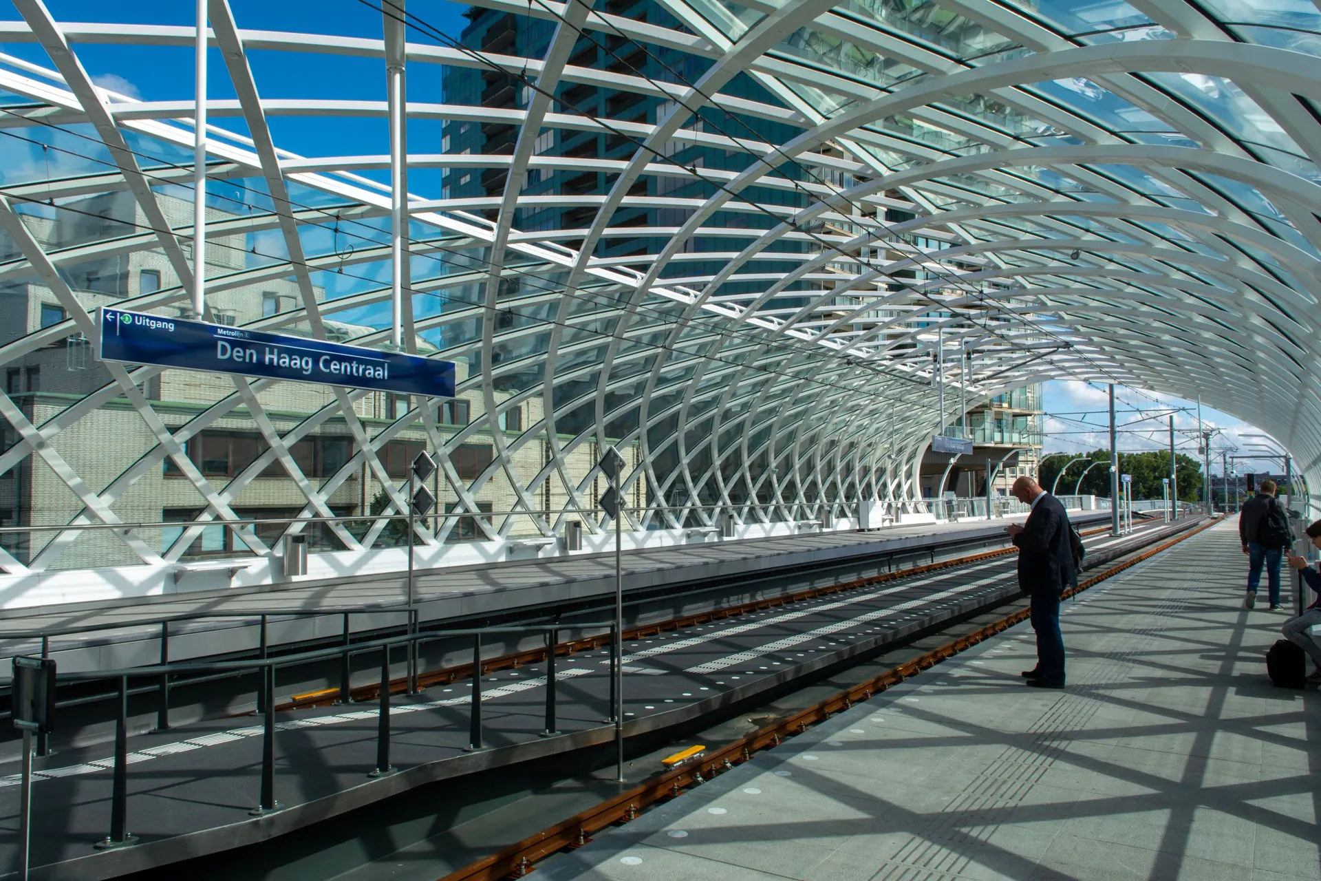 Het dak van station Den Haag Centraal